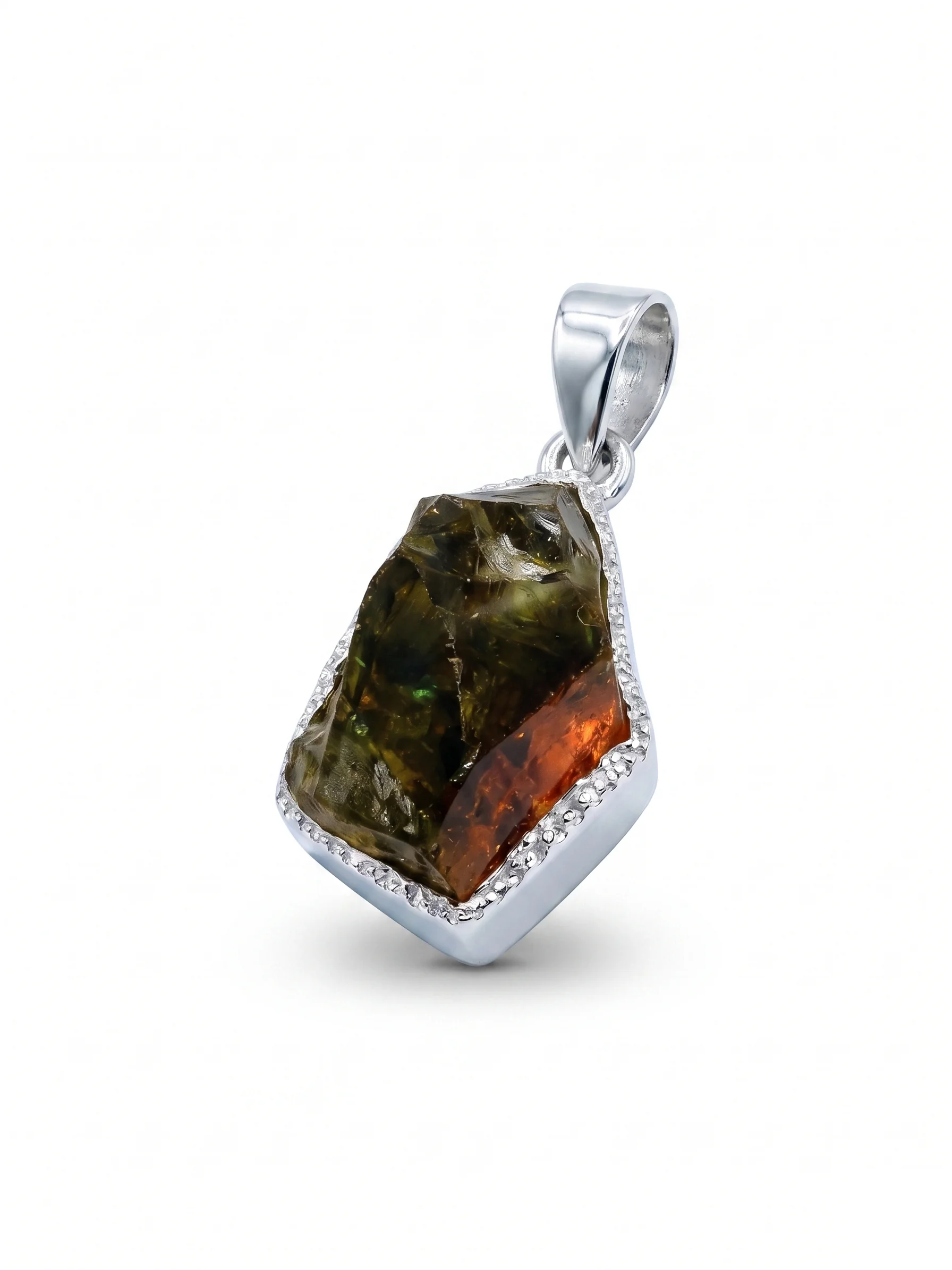 Rough Tourmaline Pendant - image 1