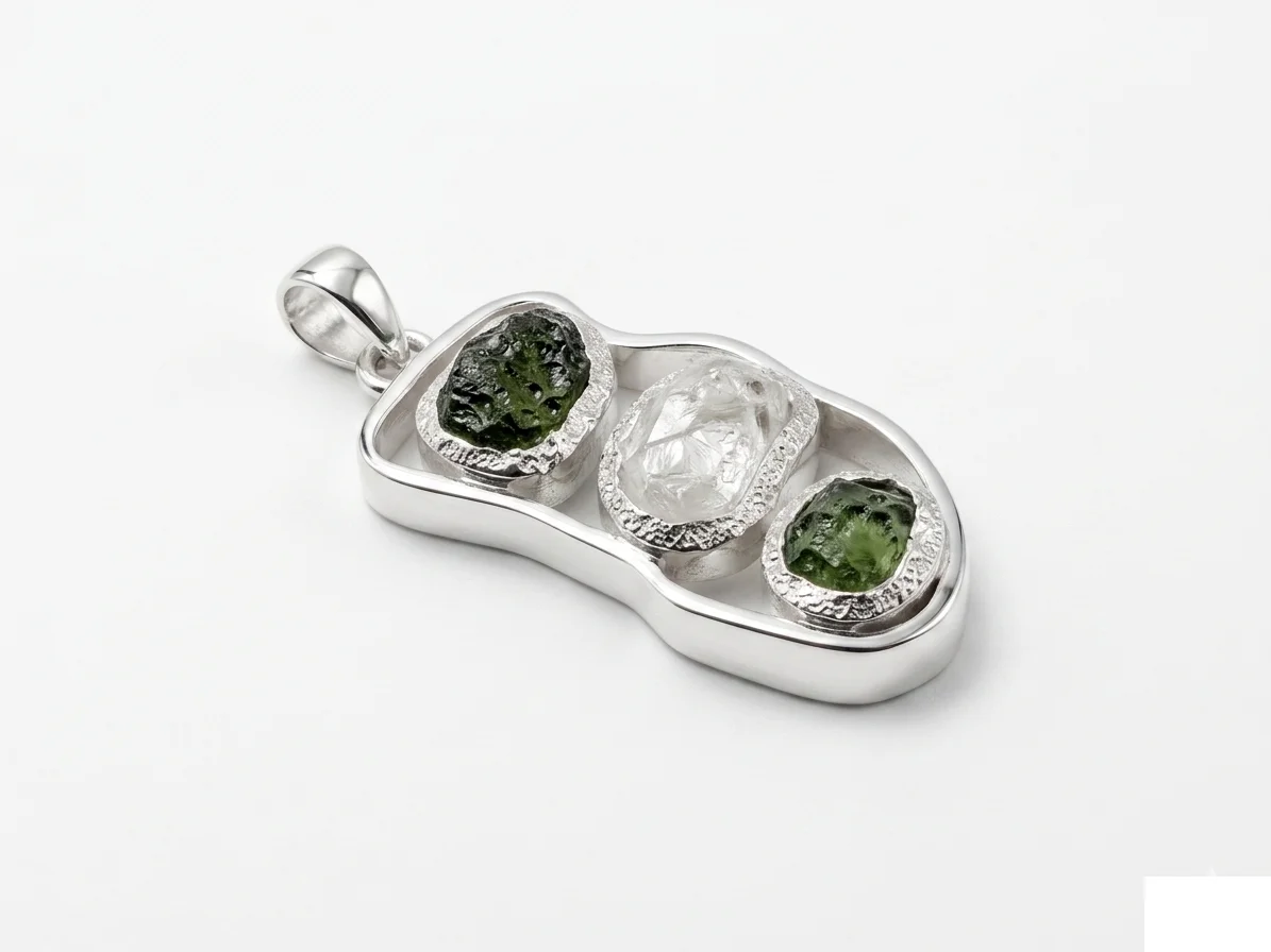 Sri Lanka Gem Trio Pendant - image 1