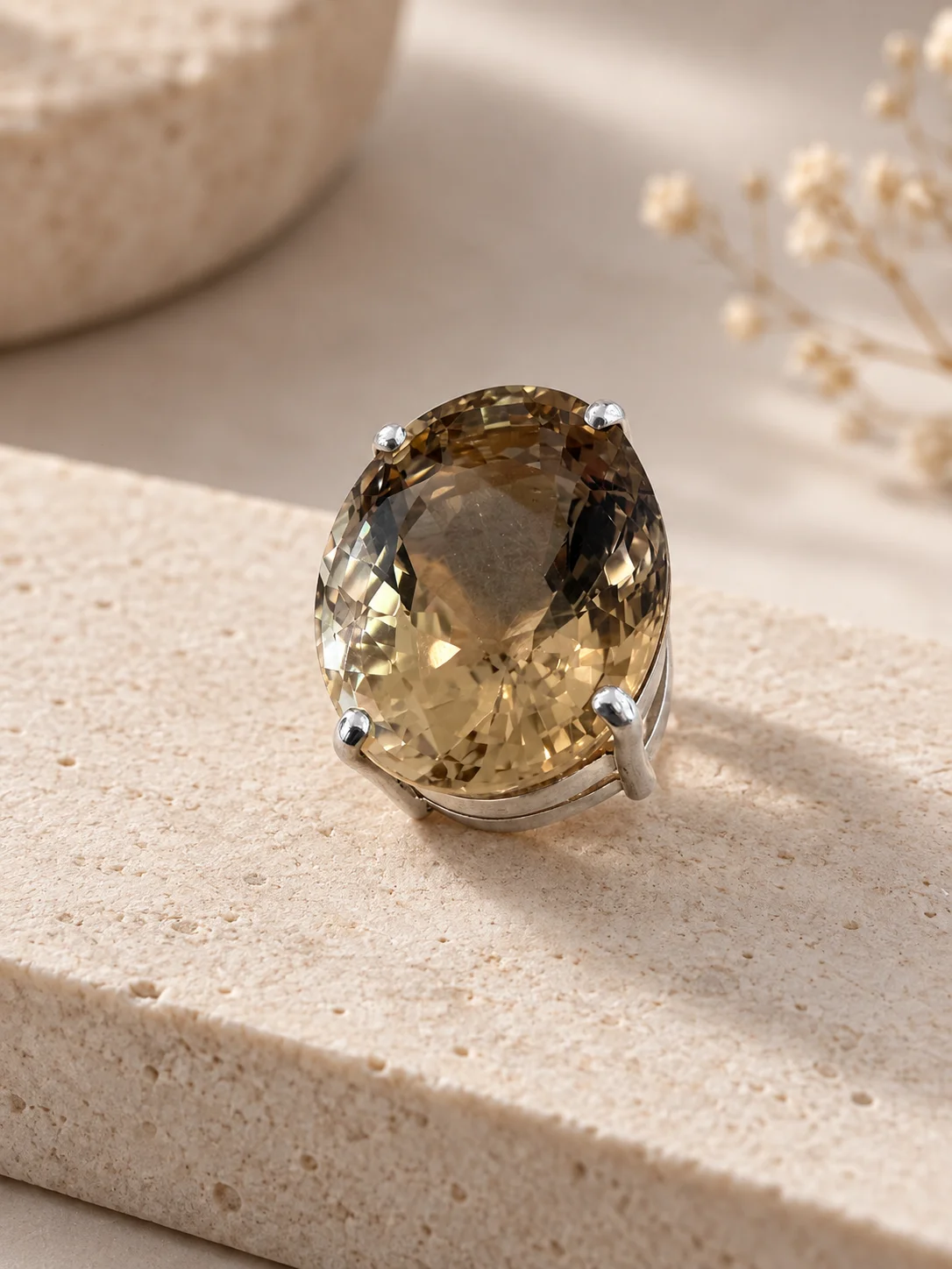 Liquid Honey Citrine Statement Pendant - image 2